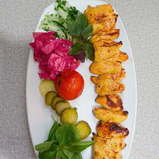 خوراک جوجه کباب