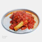 خوراک مرغ و گوجه بادمجان (سینه)